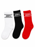 Jerry J Kids Crew Socks – 3 Pack