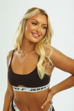 Bralette & Thong Loungewear - Black