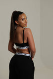 Bralette & Thong Loungewear - Black