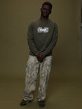 Jerry J “Born to Elevate” Doodle Sweatshirt – Olive Khaki